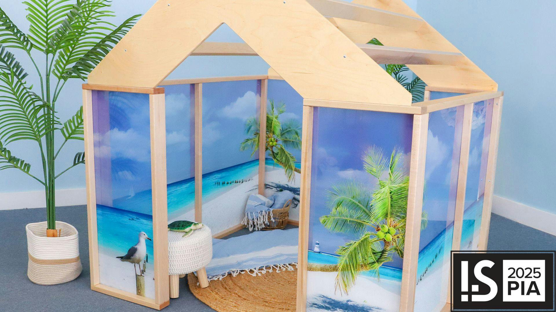 Whitney Brothers Nature View Play Beach House is designed for Early Learning spaces.