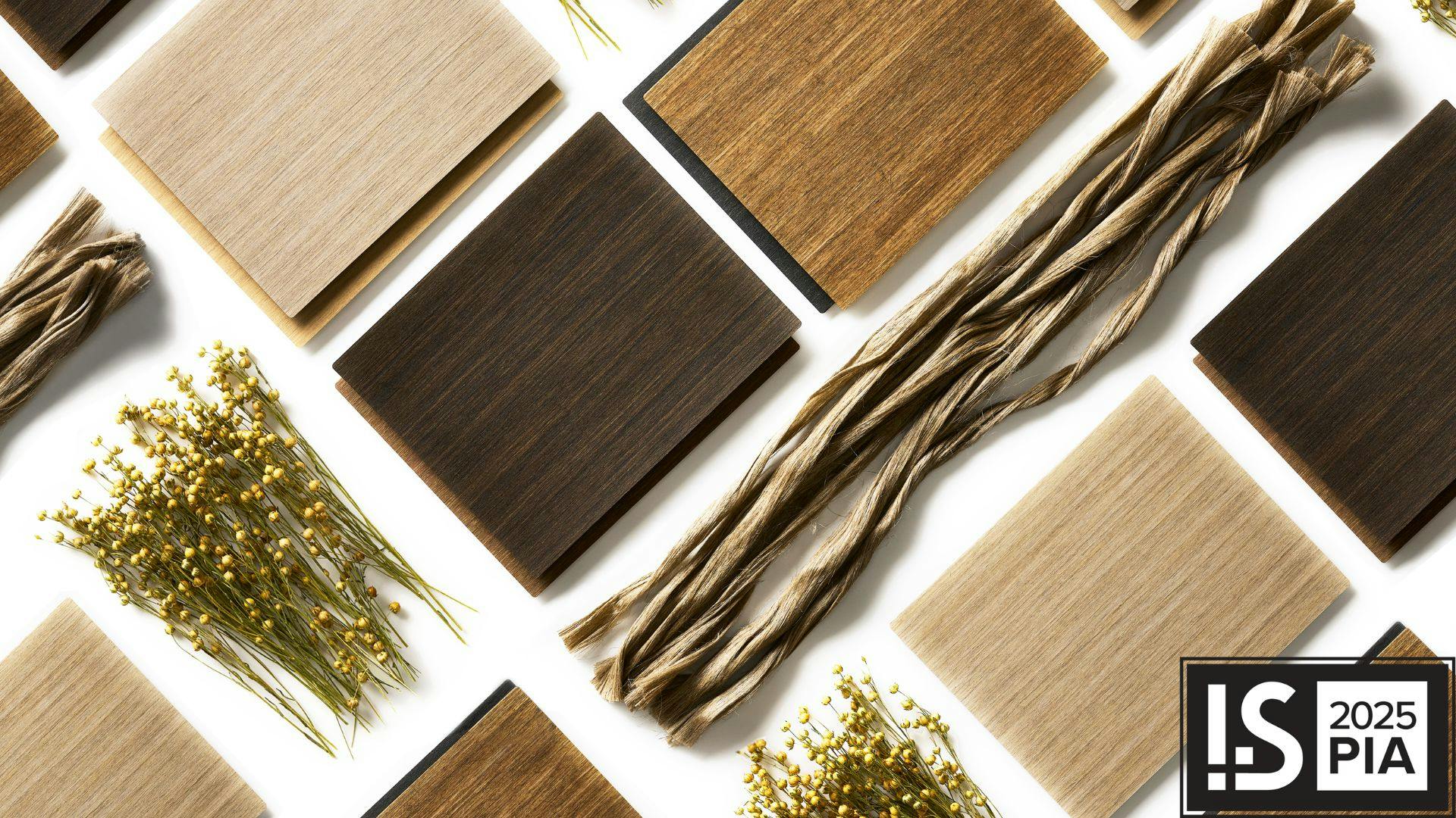 ekoa is a sustainably made wallcovering made from renewable flax.