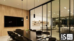 X Series Cylinders are available in multiple lengths and custom color finishes to fit any space. The cylinders are installed over a conference room table. X Series Cylinders are available in multiple lengths and custom color finishes to fit any space. The cylinders are installed over a conference room table.