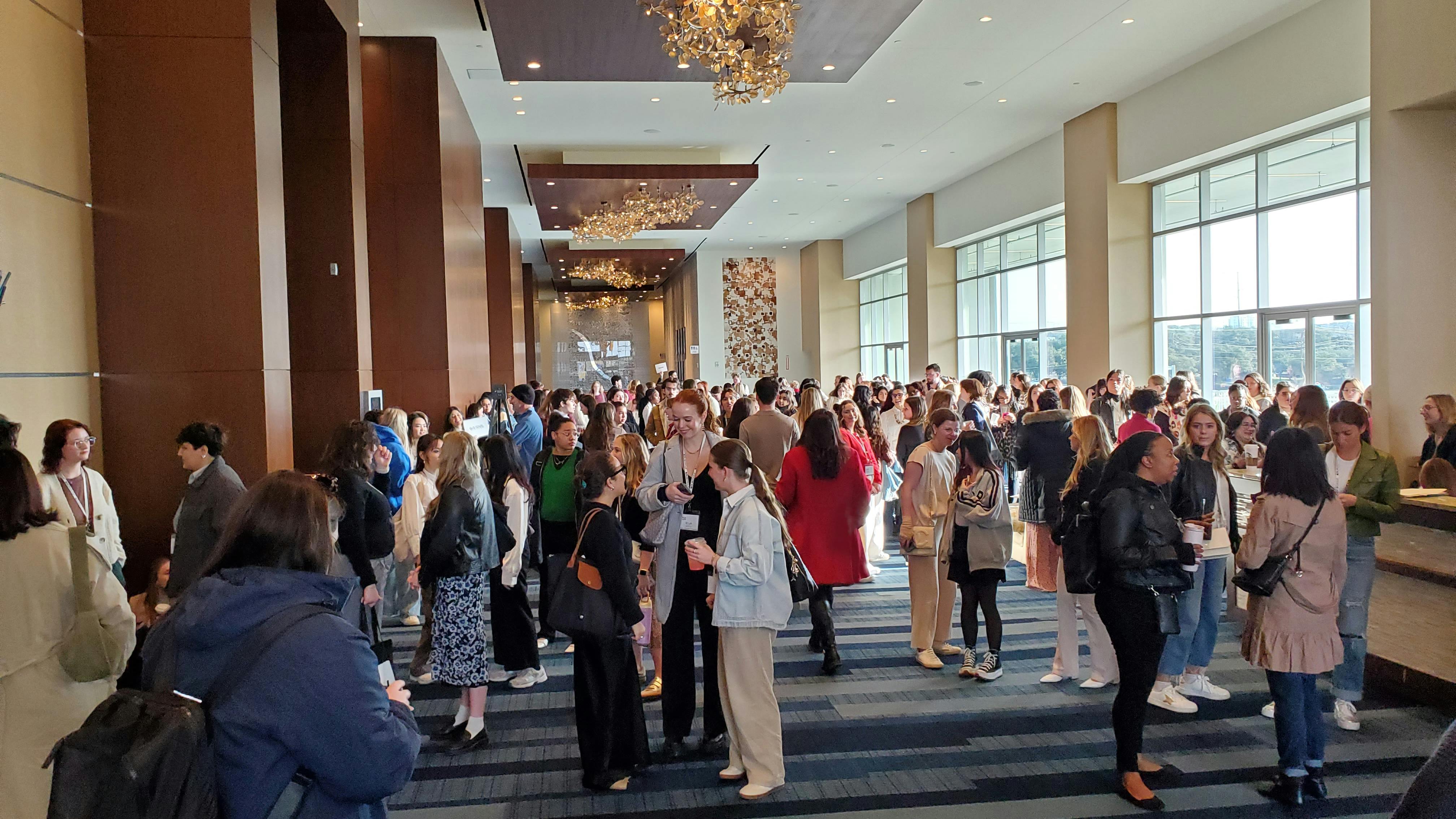 IIDA NY Shift Event from February 2025. The conference celebrated the Fourth Annual Hazel Siegel Scholarship winners by supporting networking and professional growth opportunities.