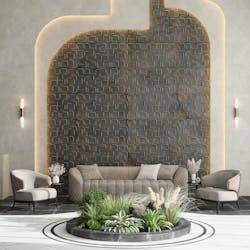 Tile Club's Circuit Acero Futuristic Porcelain Tile. Tile Club's Circuit Acero Futuristic Porcelain Tile.