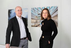 Portrait of Phil Harrison and Lindsey Peckinpaugh Portrait of Phil Harrison and Lindsey Peckinpaugh