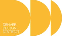 The Denver Design District rebranded with a new logo, color palette, and word mark. The Denver Design District rebranded with a new logo, color palette, and word mark.
