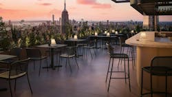 The Café Collection includes chairs, armchairs, and stools. The Café Collection includes chairs, armchairs, and stools.