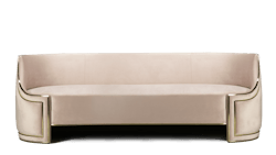 The VALENTINE Sofa was inspired by the power of love as a creative force and comes in various veltet colors, including this blush pink and red. The VALENTINE Sofa was inspired by the power of love as a creative force and comes in various veltet colors, including this blush pink and red.