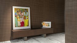 Laurameroni's Maxima Carved Woods, shown in Walnut Canaletto, as a veneered surface. Laurameroni's Maxima Carved Woods, shown in Walnut Canaletto, as a veneered surface.