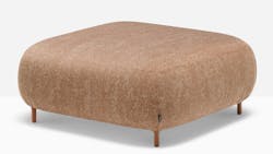 Buddy is an upholstered pouf crafted for outdoor durability. Buddy is an upholstered pouf crafted for outdoor durability.