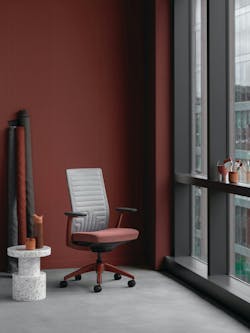 The Evo Task Chair expansion introduces painted aluminum as a new finish option in over 40 curated colors, including shades of red and pink. The Evo Task Chair expansion introduces painted aluminum as a new finish option in over 40 curated colors, including shades of red and pink.