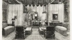 Post Company Bespoke Salon Sketch for ICFF 2026. Post Company Bespoke Salon Sketch for ICFF 2026.