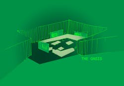 The Oasis will be a space to relax, meet, and host intimate talks spotlighting sustainability, innovation, and human-centered design. The Oasis will be a space to relax, meet, and host intimate talks spotlighting sustainability, innovation, and human-centered design.