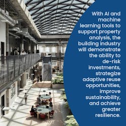Patrons sit at tables in open atrium at The Book Depository Patrons sit at tables in open atrium at The Book Depository
