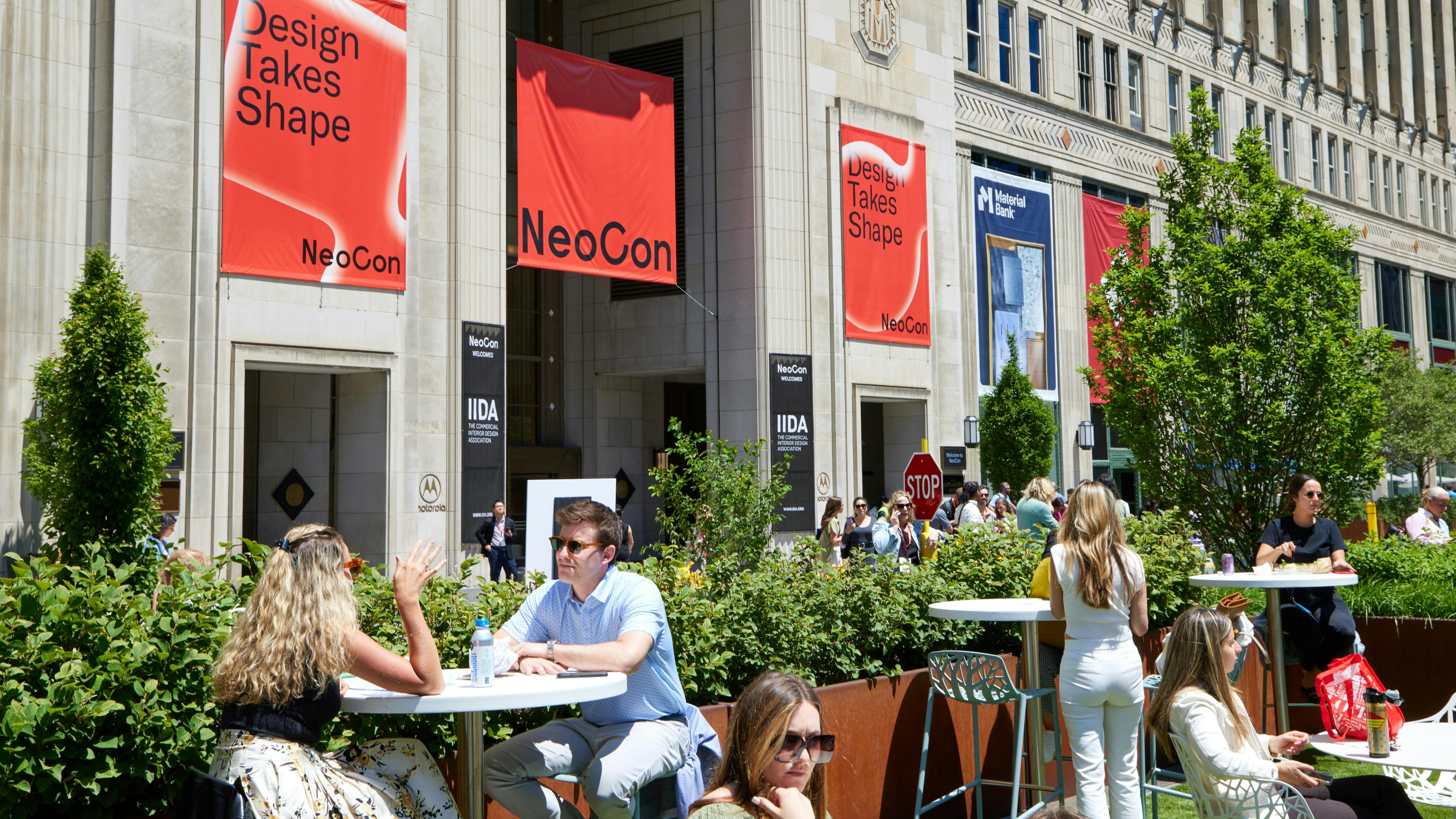 The River Park in front of The Mart in Chicago.