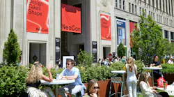 The River Park in front of The Mart in Chicago. The River Park in front of The Mart in Chicago.