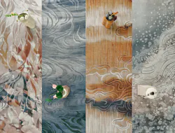 The Reverie Collection translates nature into layered, tactile patterns. The Reverie Collection translates nature into layered, tactile patterns.