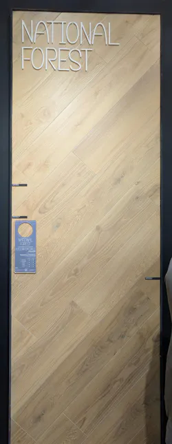 Halcon Ceramicas’ Cicogres family makes wood looks uncannily realistic with 3D technology, as demonstrated by the “National Forest” style in Natural. Bonus: See “Sequoia” in Teak. Halcon Ceramicas’ Cicogres family makes wood looks uncannily realistic with 3D technology, as demonstrated by the “National Forest” style in Natural. Bonus: See “Sequoia” in Teak.