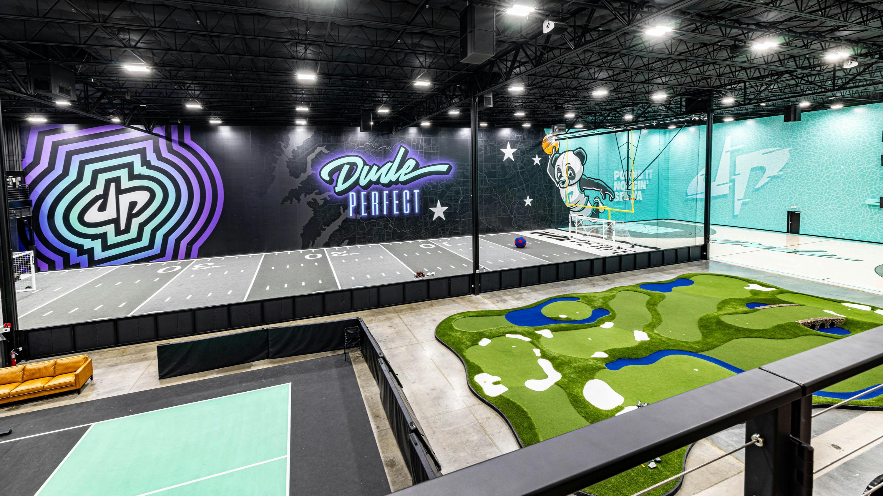 Dude Perfect athletic facilities in new Frisco headquarters