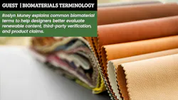 A close-up of various interior faux leathers folded on a work surface A close-up of various interior faux leathers folded on a work surface