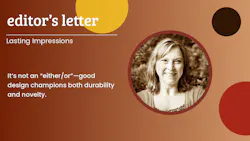 interiors+sources Head of Content Carrie Meadows counters that good design doesn't have to choose between novelty and durability. interiors+sources Head of Content Carrie Meadows counters that good design doesn't have to choose between novelty and durability.
