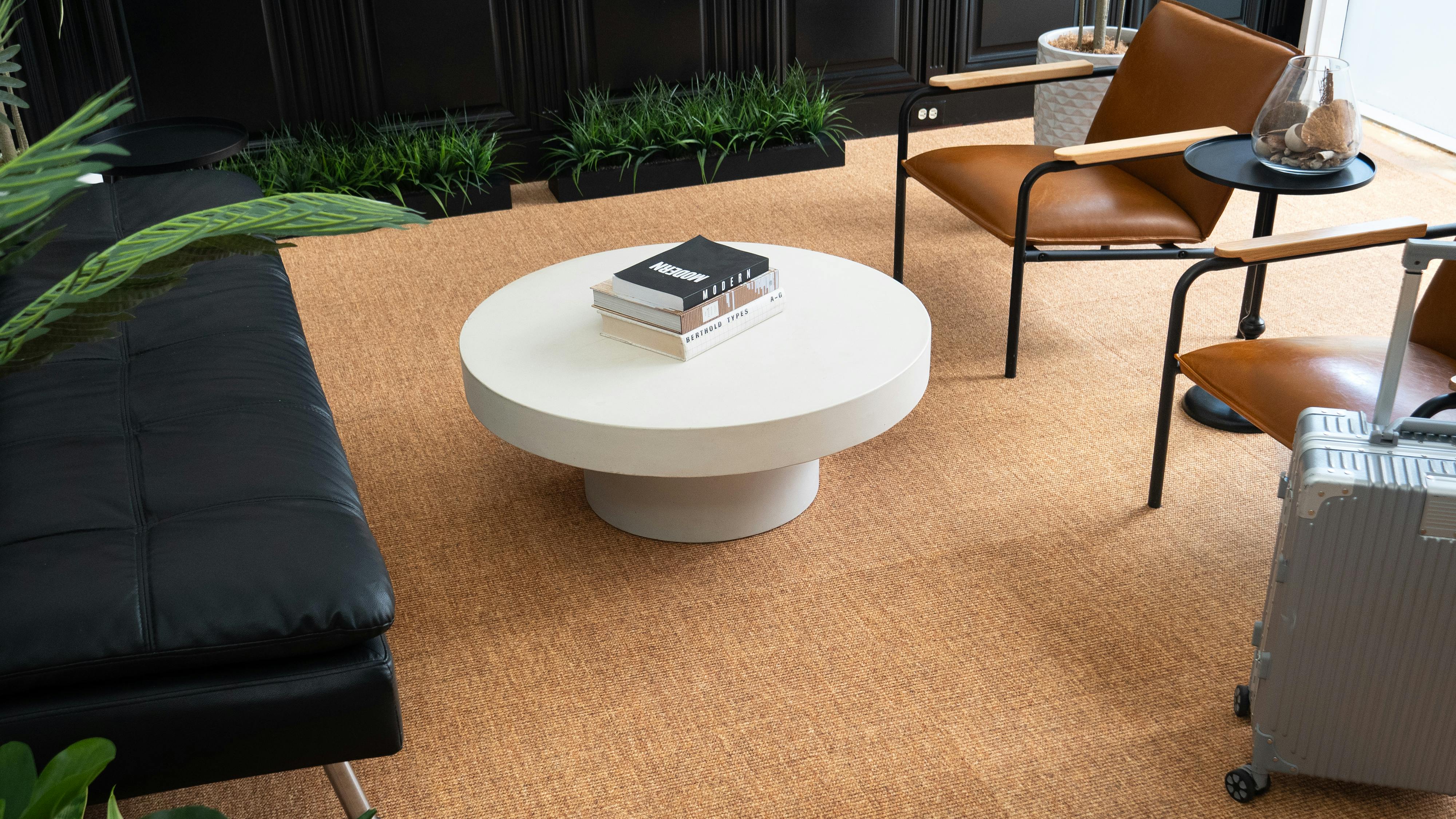 The SynSisal Tile reimagines the classic sisal boucl&eacute; look in a modular format.
