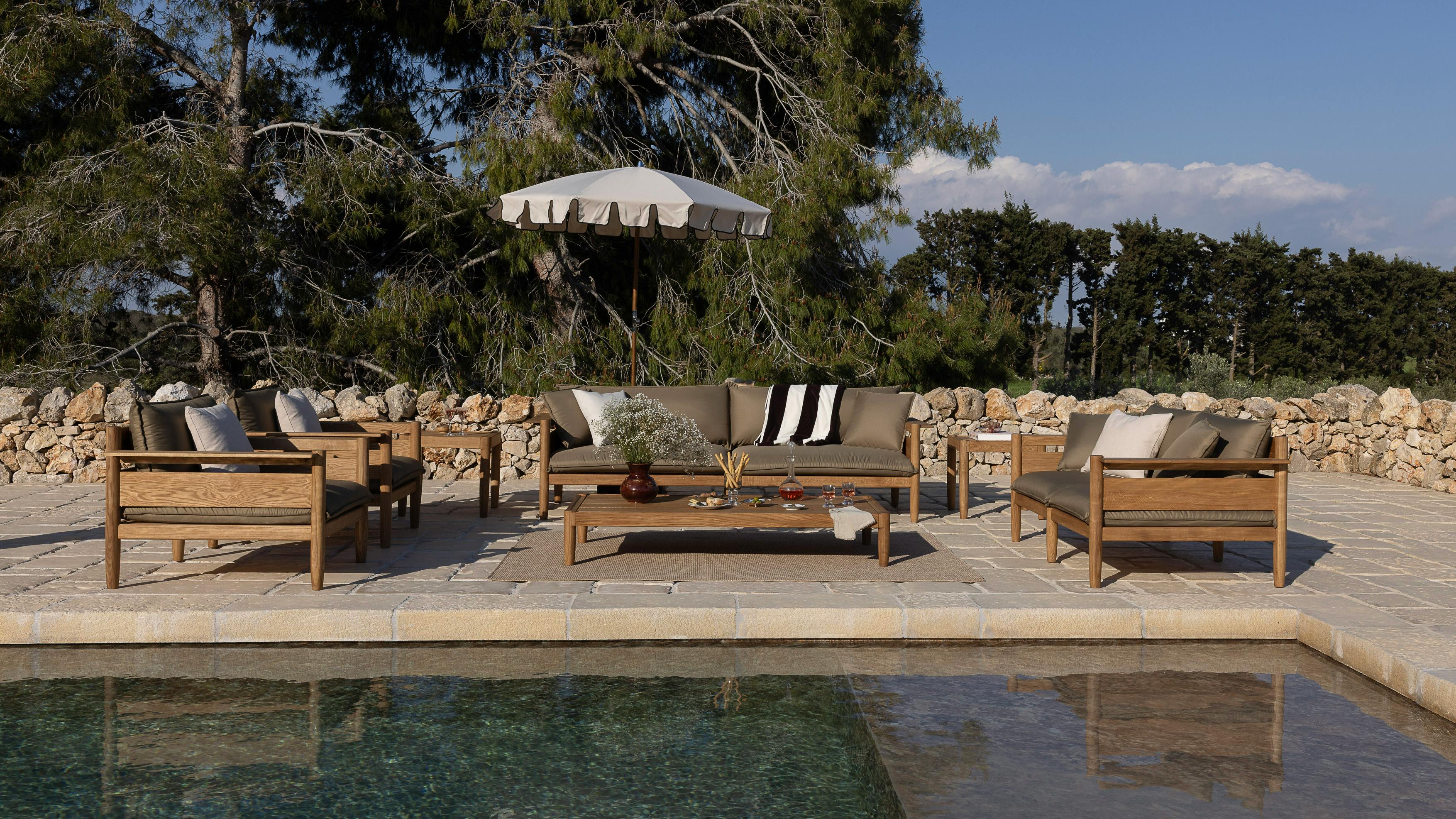 The MOS Collection features sofas, loungers, dining sets, and tables.