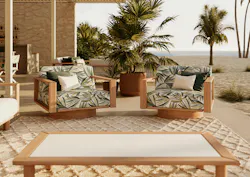 Swivel Lounge Chairs, shown in the Horizon collection offers an all-weather seating solution. Swivel Lounge Chairs, shown in the Horizon collection offers an all-weather seating solution.
