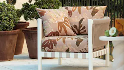 Papeete is an abstract foliage pattern, part of the Soleil Voyage collection. Papeete is an abstract foliage pattern, part of the Soleil Voyage collection.