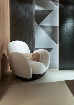 The Succulenta armchair was on display in Laurameroni's showroom at Salone del Mobile.Milano. The Succulenta armchair was on display in Laurameroni's showroom at Salone del Mobile.Milano.