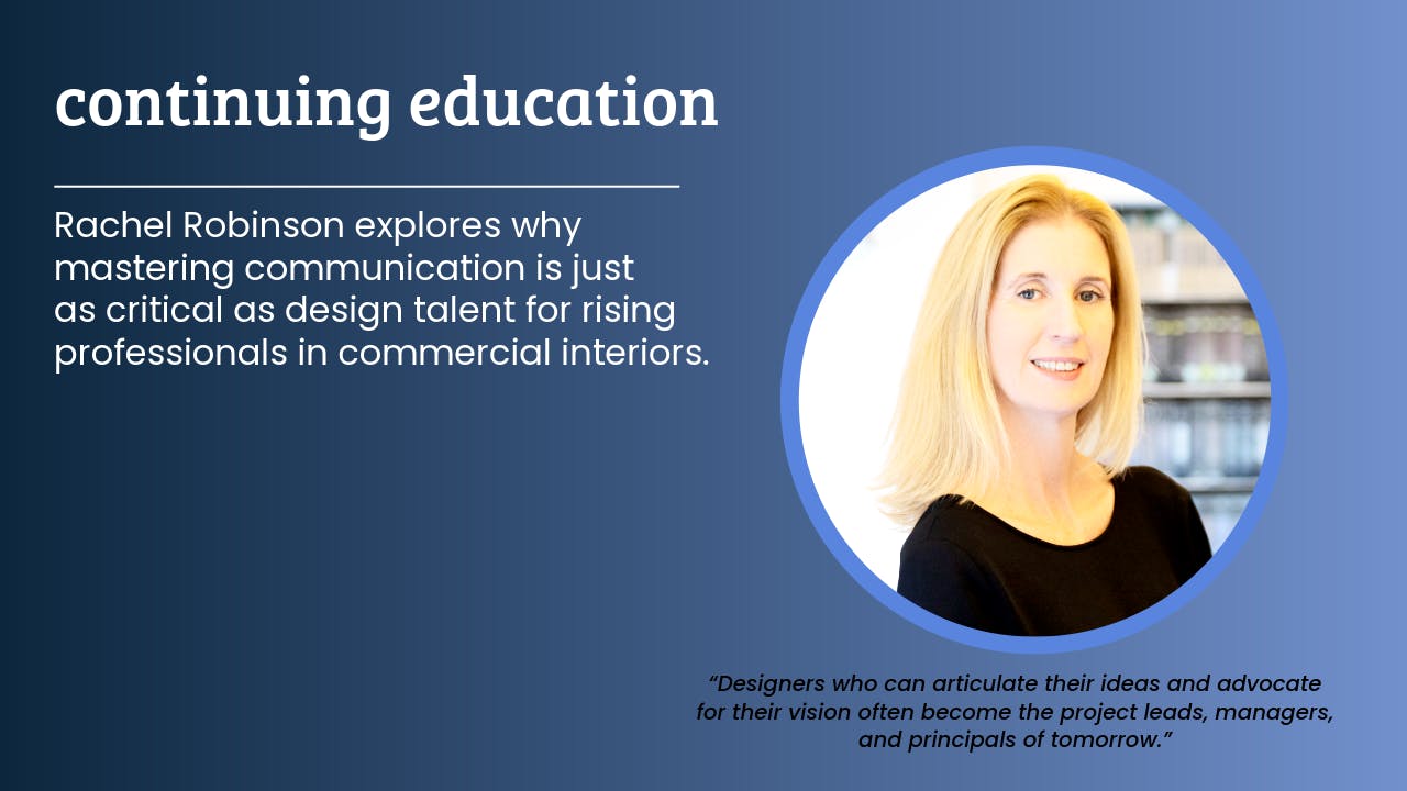 Rachel Robinson, Ted Moudis Associates and Co-Chair, IIDA NY In-Studio Committee