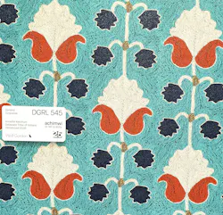 This Garland close-up from Wolf-Gordon’s NeoCon showroom highlights the fine detail, texture, and sense of movement that enliven the beadwork-inspired wallcovering with a sense of movement. This Garland close-up from Wolf-Gordon’s NeoCon showroom highlights the fine detail, texture, and sense of movement that enliven the beadwork-inspired wallcovering with a sense of movement.