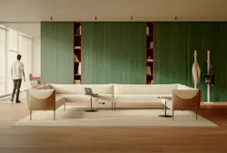 The Missiva collection creates lounge seating layouts for collaborative spaces.