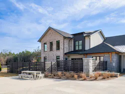 Apartment homes are connected by paths accessible on foot or by golf cart, with shared courtyards to encourage socializing. Apartment homes are connected by paths accessible on foot or by golf cart, with shared courtyards to encourage socializing.