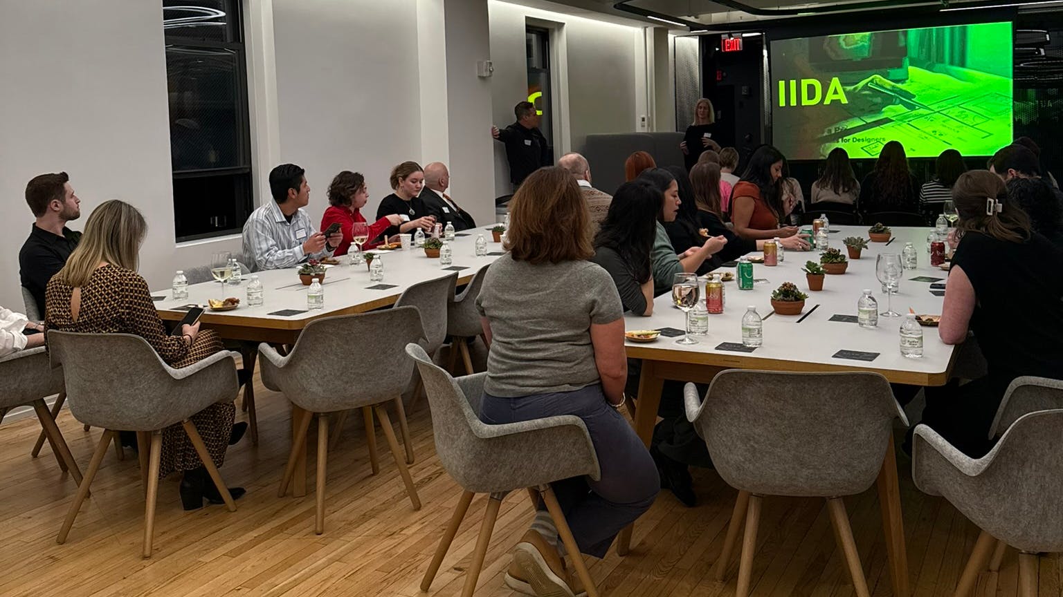 Attendees learn communication skills from experienced design leaders at a workshop