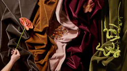 Haworth's Wanderlust velvets in colorways ranging a charcoal gray to deep green.