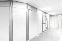 STARC Systems RealWall rigid modular wall system containing an interior construction zone