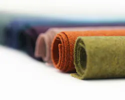 Nassimi textiles rolled up