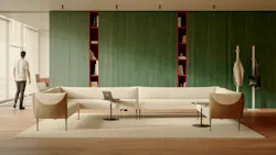 The Missiva collection creates lounge seating layouts for collaborative spaces.