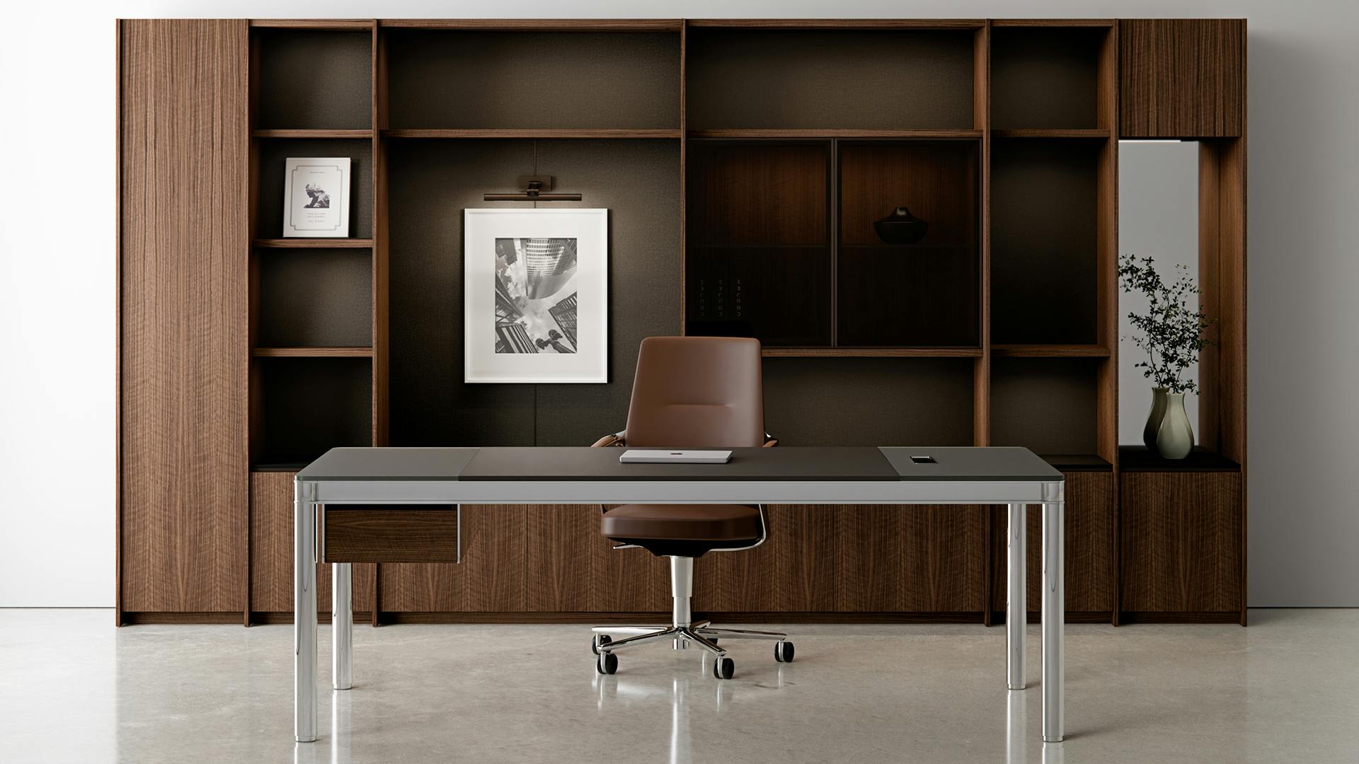 VESPER collection creates a refined workplace.